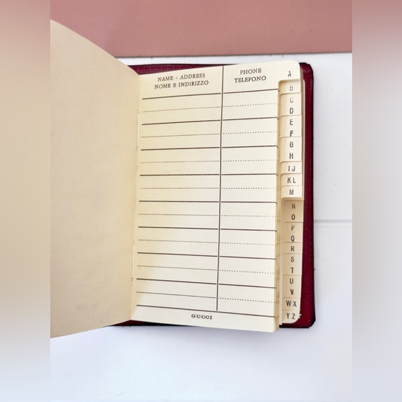 RARE Gucci Address Book ✨ Collectors Piece - Picture 5 of 9
